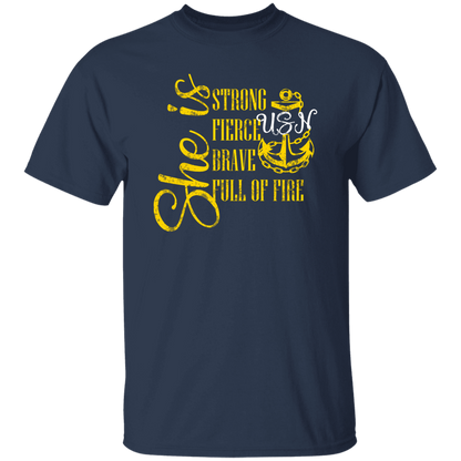 She Is Gold 5.3 oz. T-Shirt