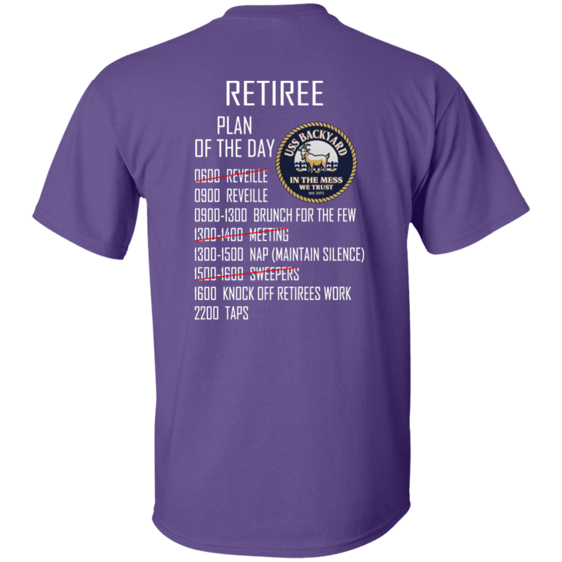 Retiree POD 5.3 oz. T-Shirt