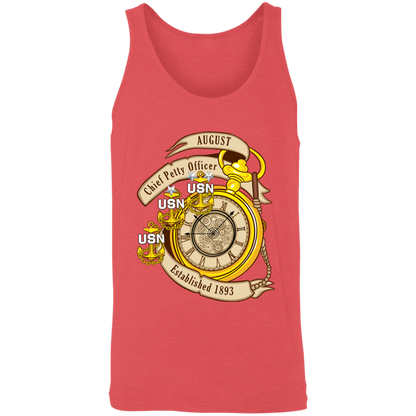 August CPO Unisex Tank