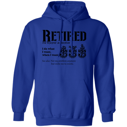 Retired Definition Pullover Hoodie