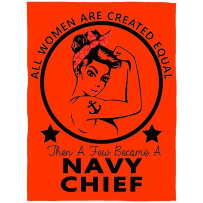 Navy Girl Fleece Blanket 60x80