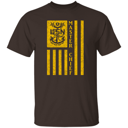 Master Chief Flag Gold 5.3 oz. T-Shirt