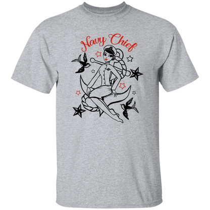 Navy Chief Pin Up 5.3 oz. T-Shirt