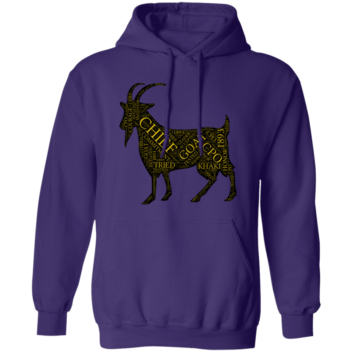 Goat Word Pullover Hoodie