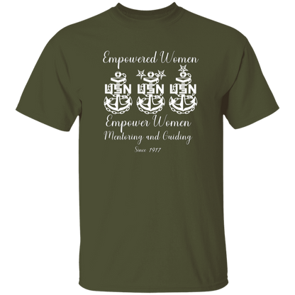 Empowered Women White Design 5.3 oz. T-Shirt