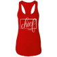 Chief 1893 White Ladies Racerback Tank