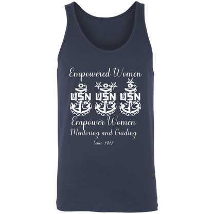 Empowered Women White Design Unisex Tank