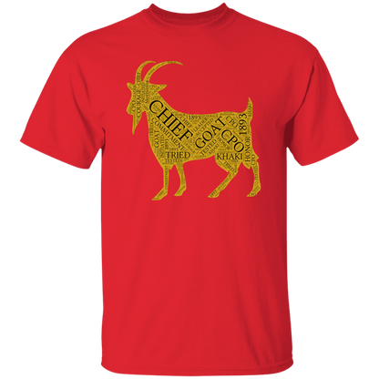 Goat Word Gold 5.3 oz. T-Shirt