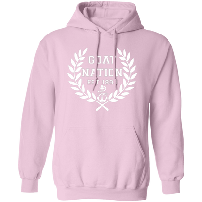 Goat Nation White Pullover Hoodie