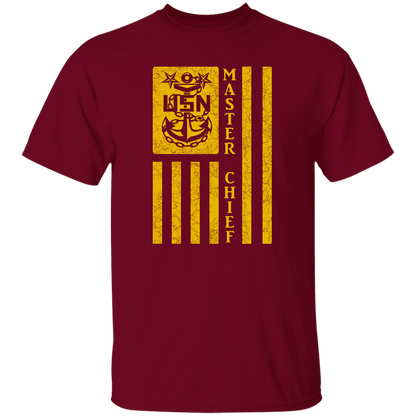 Master Chief Flag Gold 5.3 oz. T-Shirt