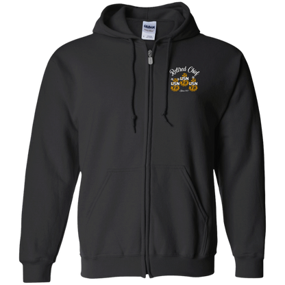 Retired Chief Rose Zip Up Hooded Sweatshirt