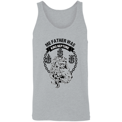 Me Father was King Neptune Unisex Tank