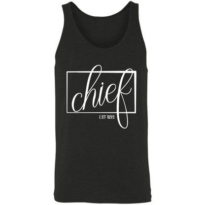 Chief 1893 White Unisex Tank
