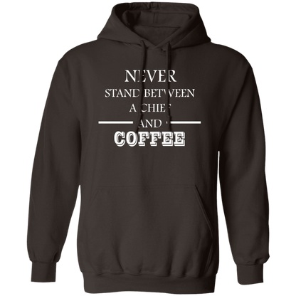 Coffee Love White Design Pullover Hoodie