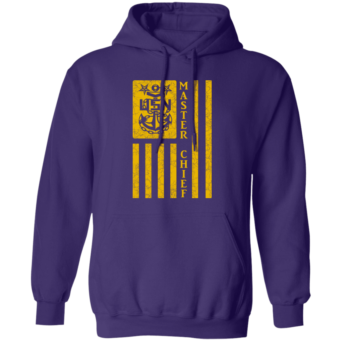 Master Chief Flag Gold Pullover Hoodie