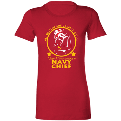 Navy Girl Chief Gold Ladies' Favorite T-Shirt