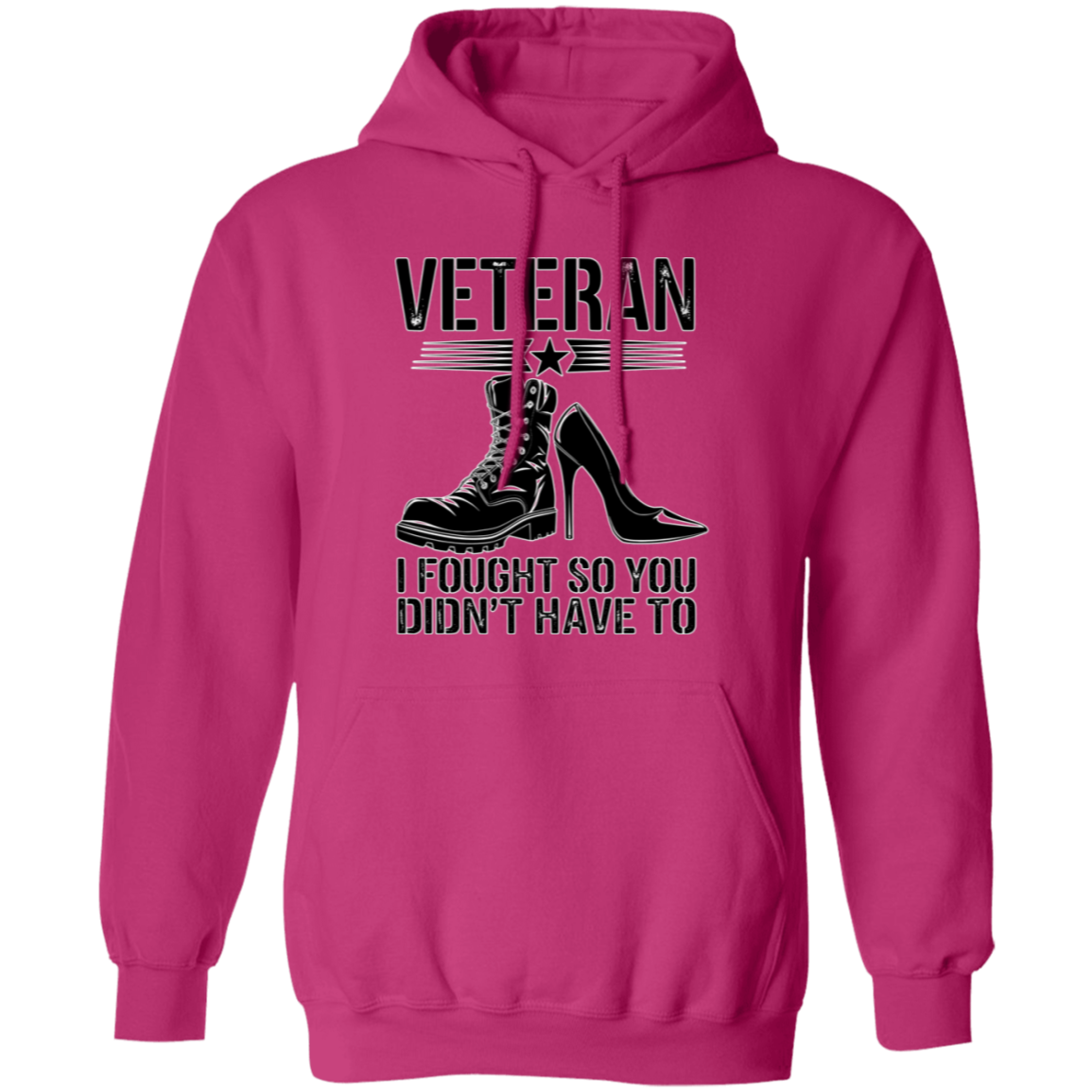 Veteran I Fought Pullover Hoodie