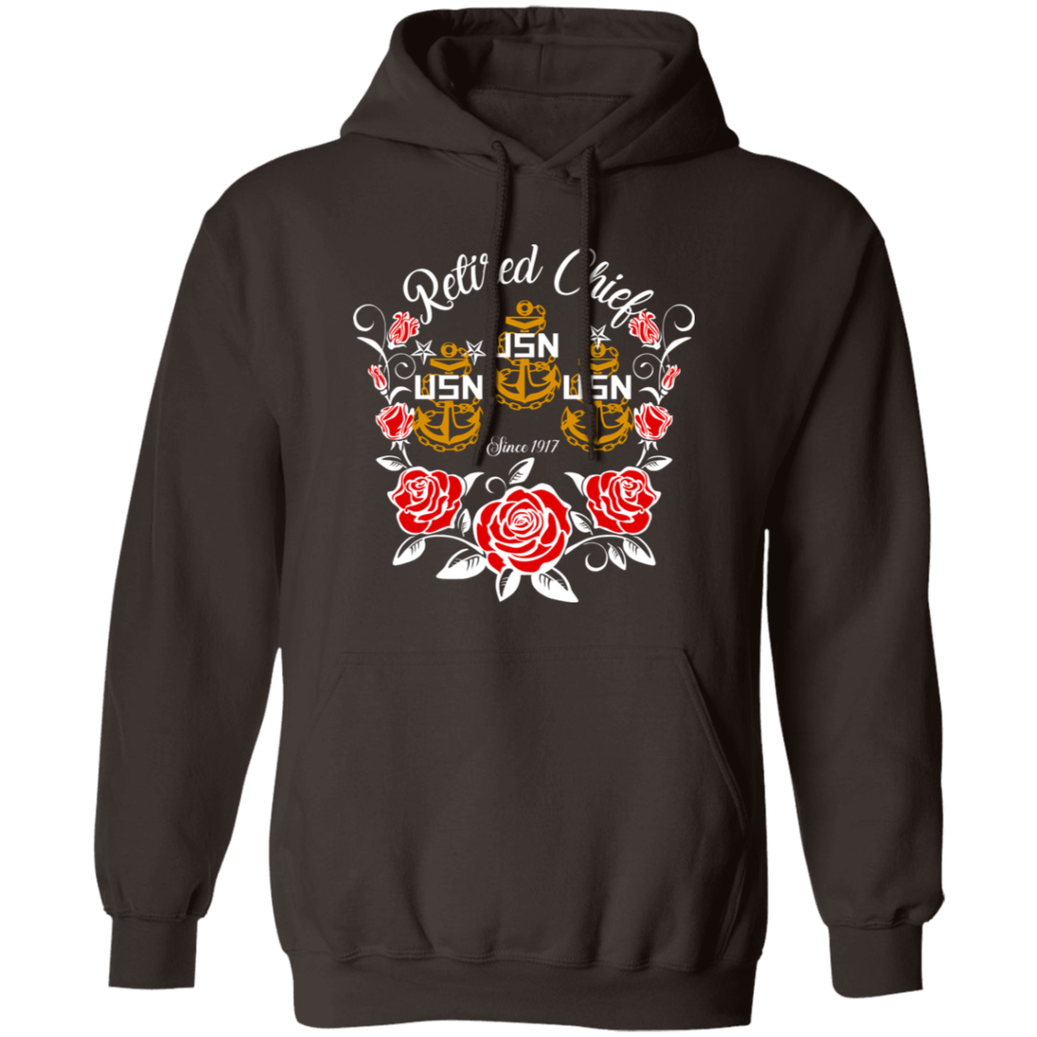 Retired Chief Rose Pullover Hoodie