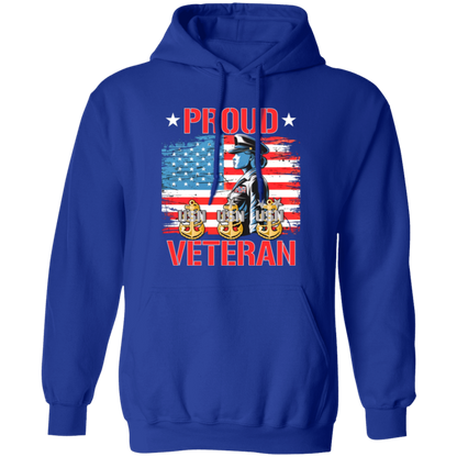 Proud Veteran Pullover Hoodie