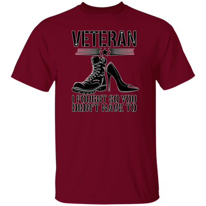 Veteran I Fought 5.3 oz. T-Shirt