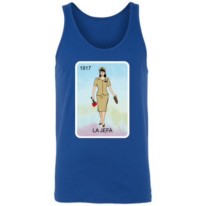 La Jefa Brown Shoe Unisex Tank