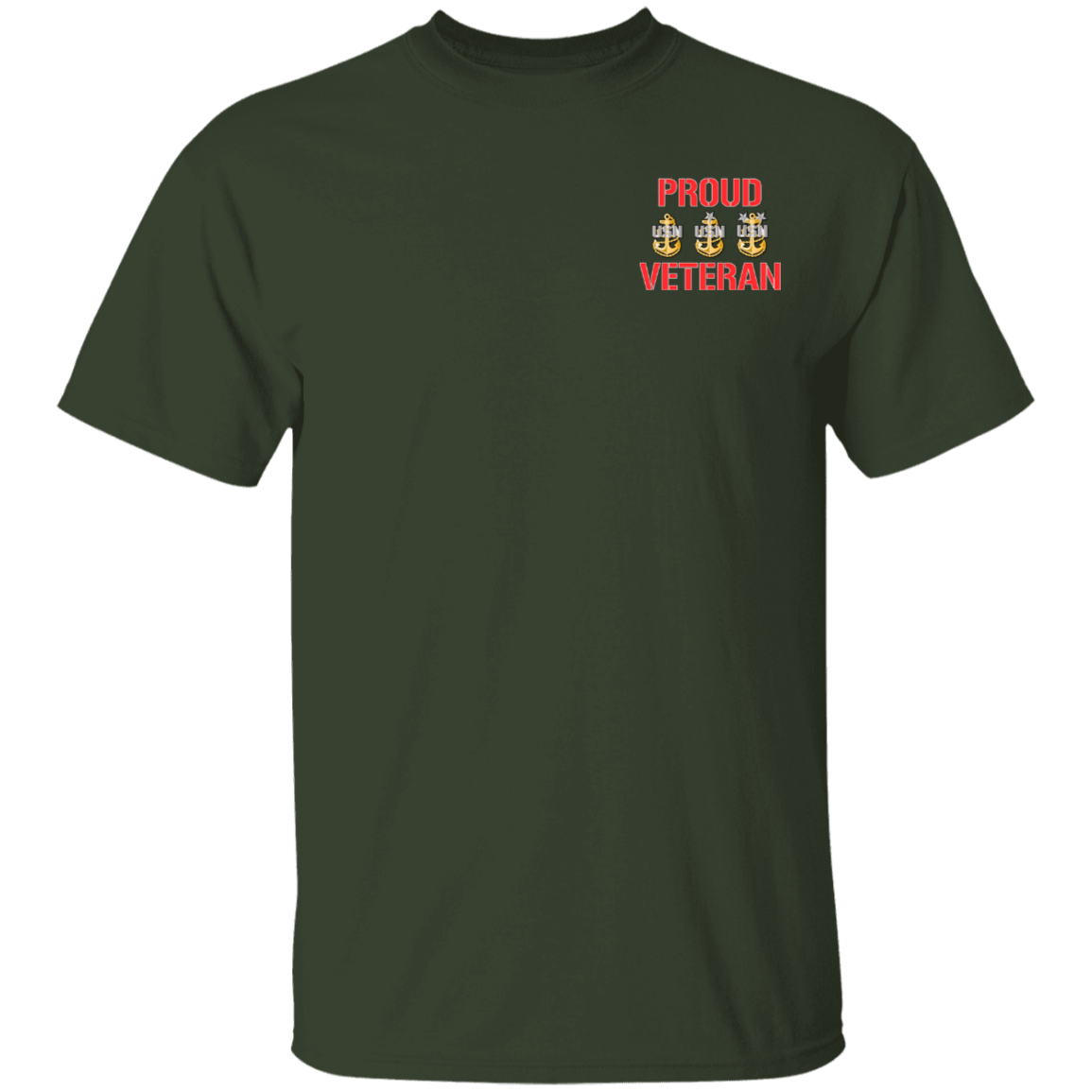 Proud Veteran FB 5.3 oz. T-Shirt