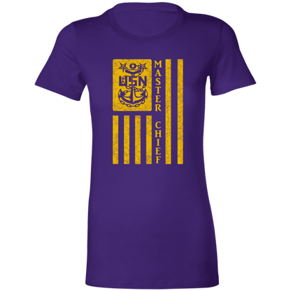 Master Chief Flag Gold  Ladies' Favorite T-Shirt