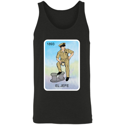El Jefe Card Unisex Tank