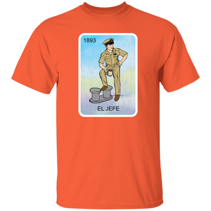 El Jefe Brown Shoe Card 5.3 oz. T-Shirt