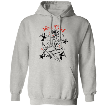 Navy Chief Pin Up Pullover Hoodie