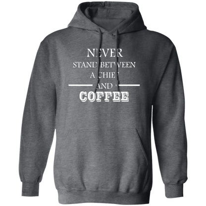 Coffee Love White Design Pullover Hoodie