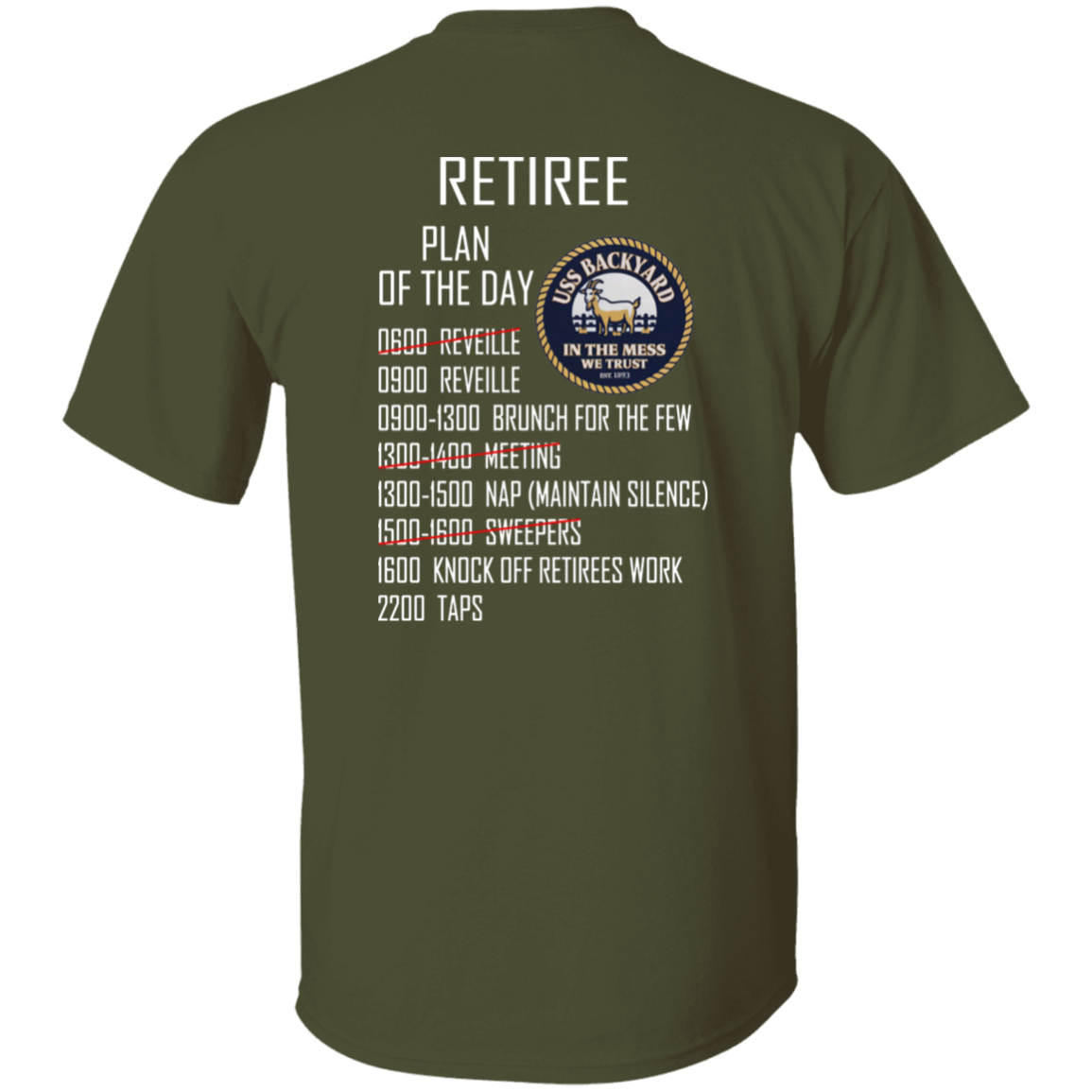 Retiree POD 5.3 oz. T-Shirt