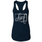 Chief 1893 White Ladies Racerback Tank