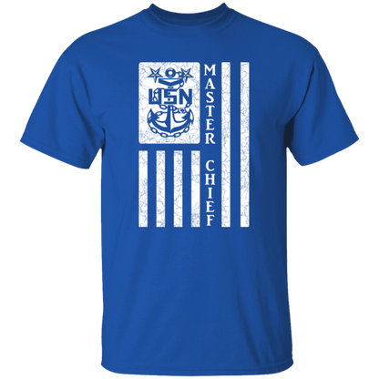 Master Chief Flag White 5.3 oz. T-Shirt
