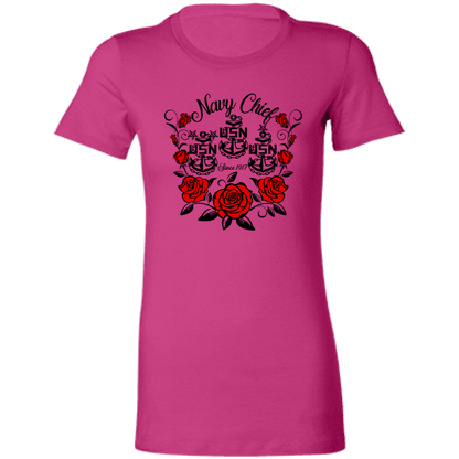 Navy Chief Rose Ladies' Favorite T-Shirt