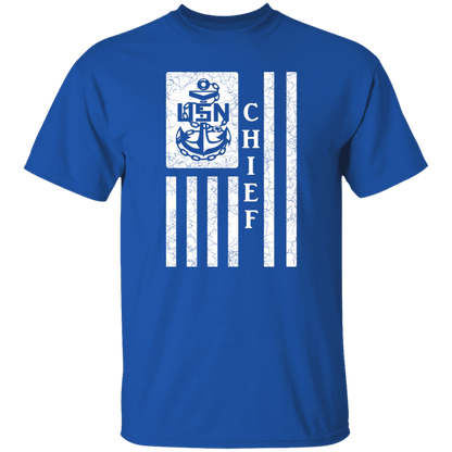 Chief Flag White 5.3 oz. T-Shirt