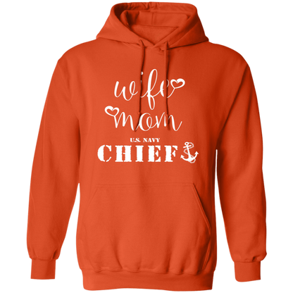 WMC White Pullover Hoodie