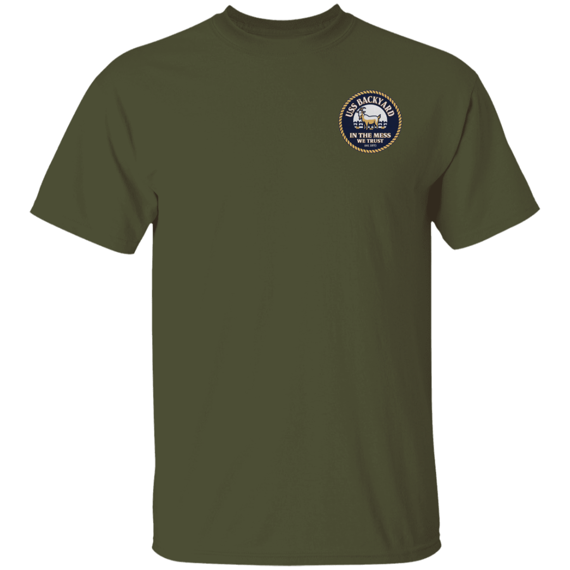 USS Backyard FB 5.3 oz. T-Shirt