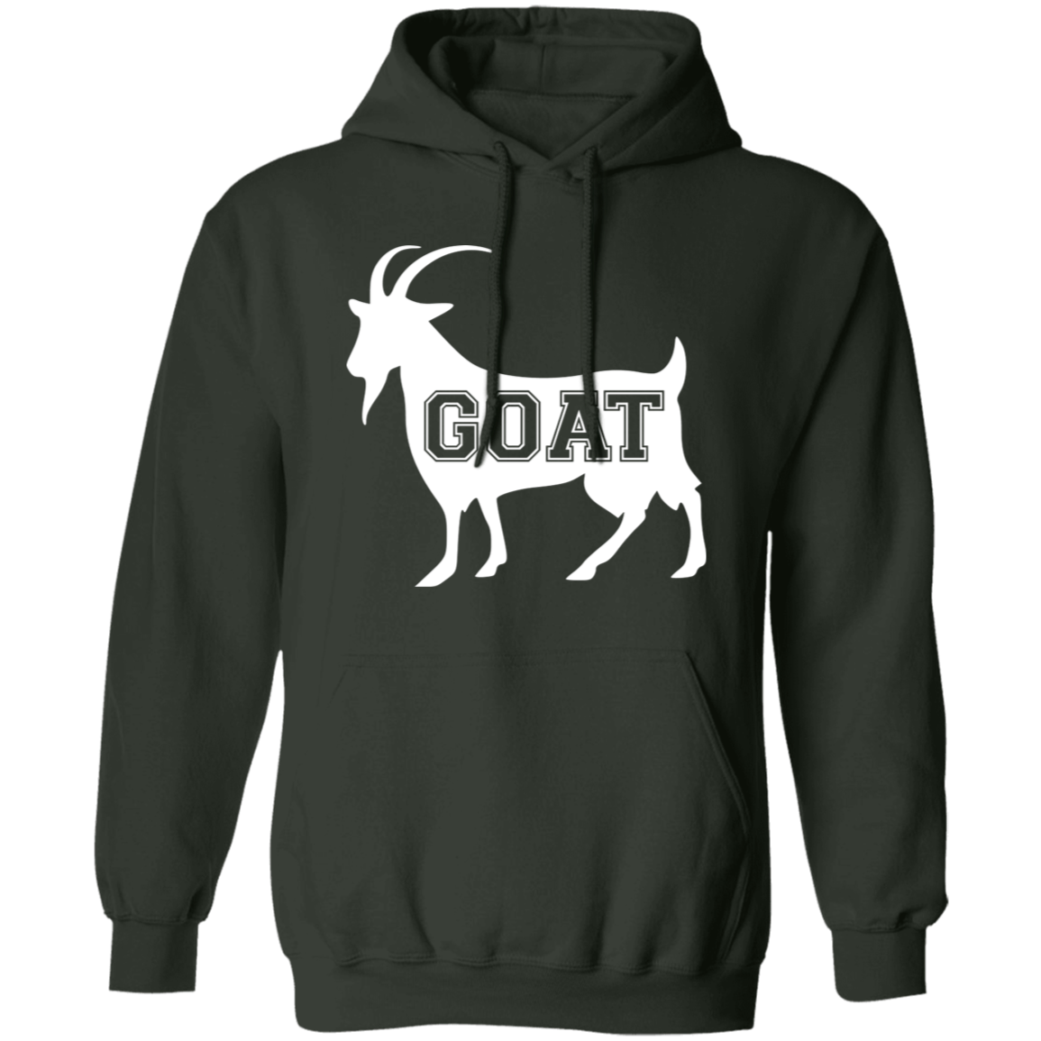 GOAT White Pullover Hoodie