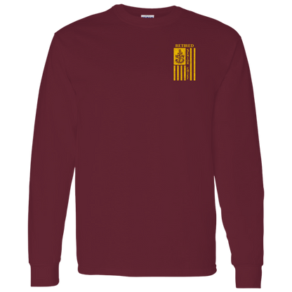 Retired Senior Chief Flag FB LS T-Shirt 5.3 oz.
