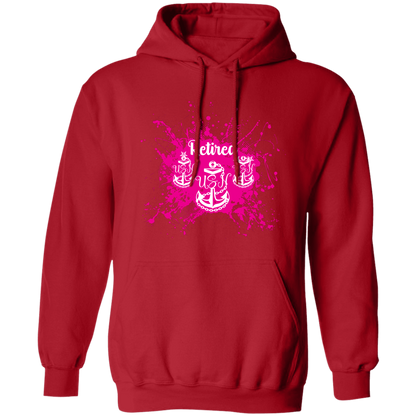 Retired Chief Pink Paint  Pullover Hoodie