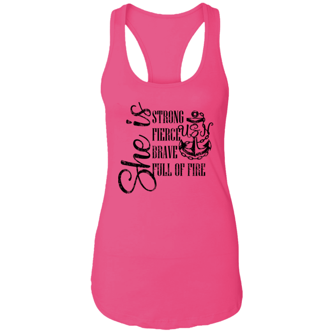 She Is Ladies Racerback Tank