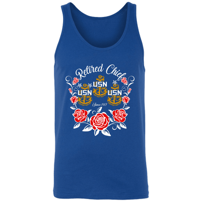 Retired Chief Rose Unisex Tank