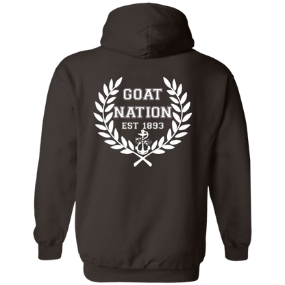 Goat Nation White FB Pullover Hoodie