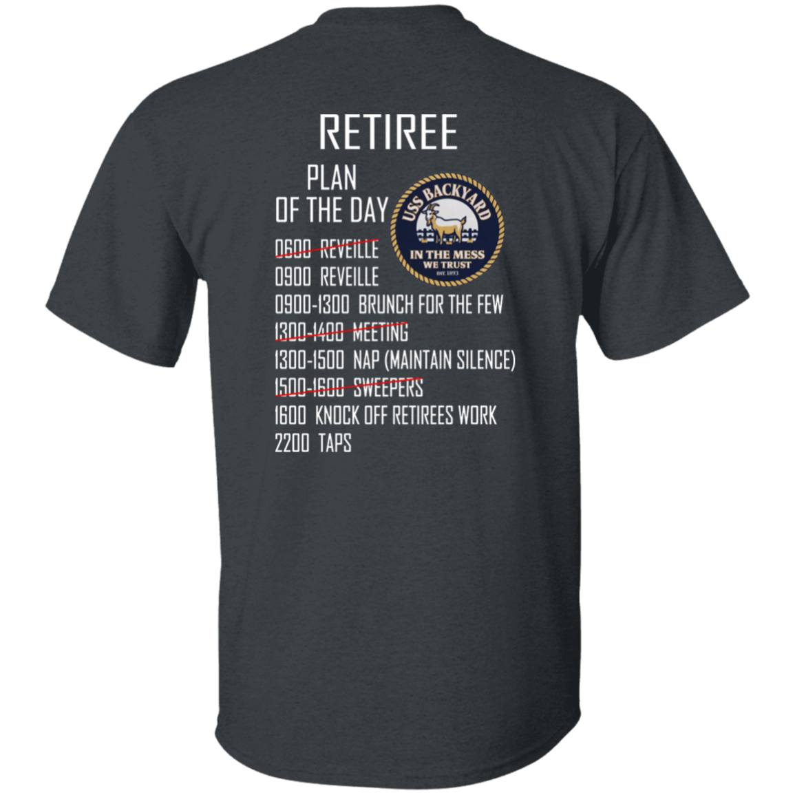 Retiree POD 5.3 oz. T-Shirt