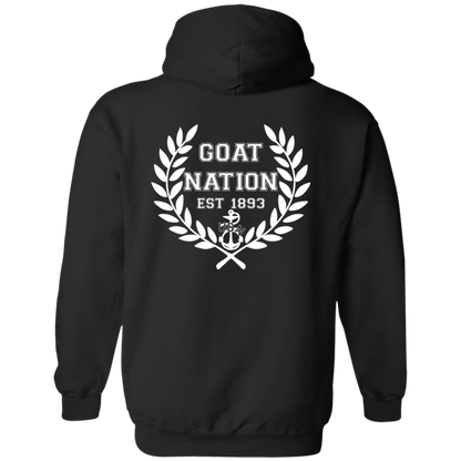 Goat Nation White FB Pullover Hoodie