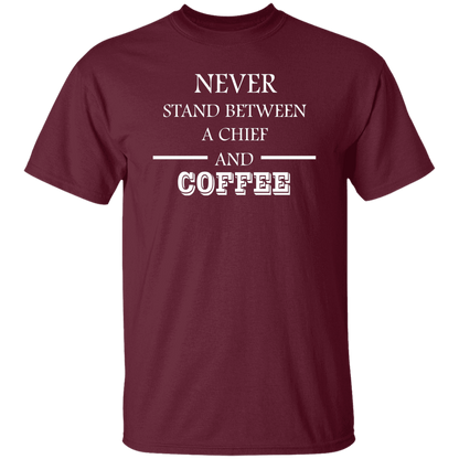 Coffee Love White Design 5.3 oz. T-Shirt