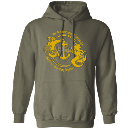 Me Mother and Father Gold Pullover Hoodie