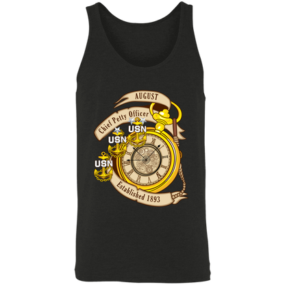 August CPO Unisex Tank
