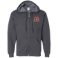 Proud Veteran Zip Up Hooded Sweatshirt